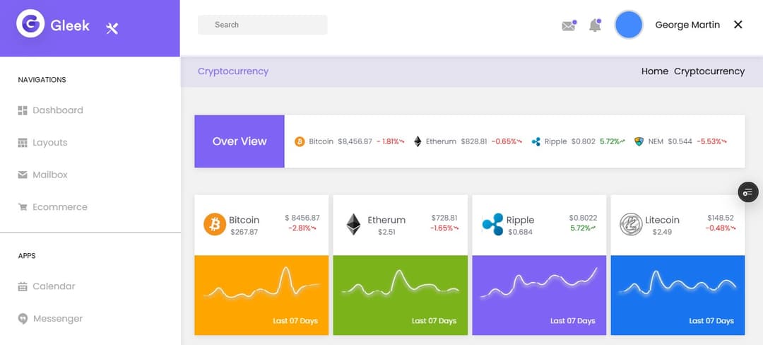 gleek_dashboard